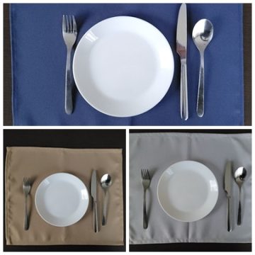 Textil tányéralátét